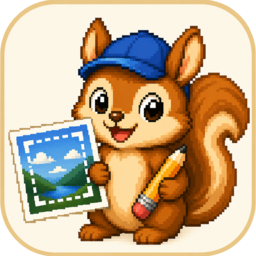 Chipmarkアイコン（リスのドット絵）